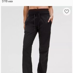 lululemon athletica Black Track Pants
